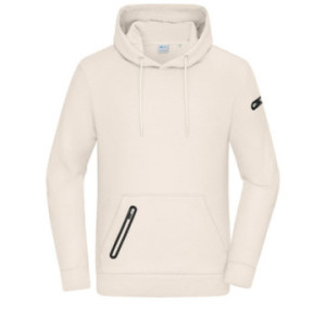 Sweat-shirt à capuche homme coton bio et polyester recyclé Daiber®