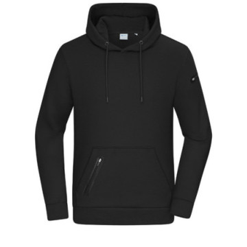 Sweat-shirt à capuche homme coton bio et polyester recyclé Daiber®