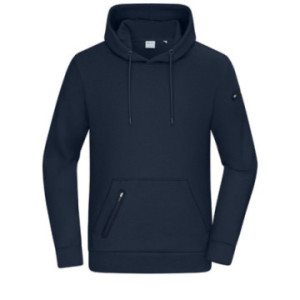 Sweat-shirt à capuche homme coton bio et polyester recyclé Daiber®