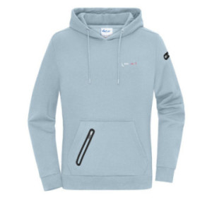 Sweat-shirt à capuche femme coton bio et polyester recyclé Daiber®