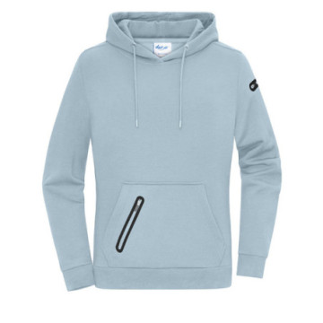 Sweat-shirt à capuche femme coton bio et polyester recyclé Daiber®