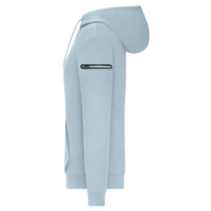 Sweat-shirt à capuche femme coton bio et polyester recyclé Daiber®