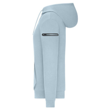 Sweat-shirt à capuche femme coton bio et polyester recyclé Daiber®