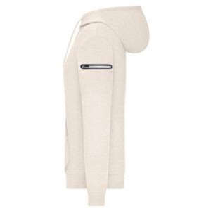 Sweat-shirt à capuche femme coton bio et polyester recyclé Daiber®