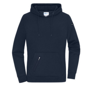 Sweat-shirt à capuche femme coton bio et polyester recyclé Daiber®