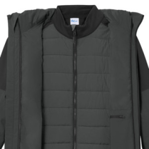 Veste femme softshell en rPET doublure matelassée amovible Daiber®