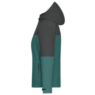 Veste femme softshell en rPET doublure matelassée amovible Daiber®