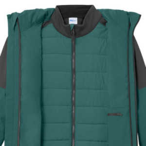 Veste femme softshell en rPET doublure matelassée amovible Daiber®