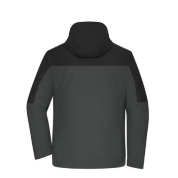 Veste homme softshell en rPET doublure matelassée amovible Daiber®