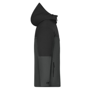 Veste homme softshell en rPET doublure matelassée amovible Daiber®