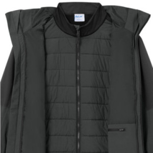 Veste homme softshell en rPET doublure matelassée amovible Daiber®