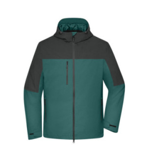 Veste homme softshell en rPET doublure matelassée amovible Daiber®