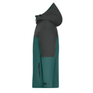 Veste homme softshell en rPET doublure matelassée amovible Daiber®