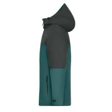 Veste homme softshell en rPET doublure matelassée amovible Daiber®