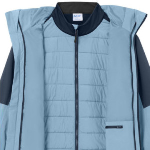 Veste homme softshell en rPET doublure matelassée amovible Daiber®