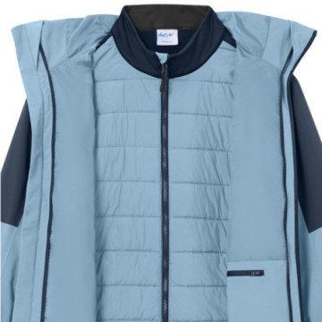 Veste homme softshell en rPET doublure matelassée amovible Daiber®