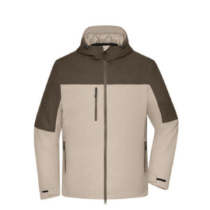 Veste homme softshell en rPET doublure matelassée amovible Daiber®