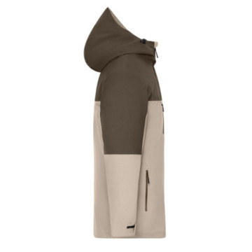 Veste homme softshell en rPET doublure matelassée amovible Daiber®