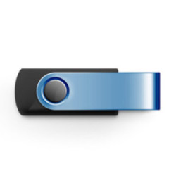 Clé USB gomme noire 2 Go Twister