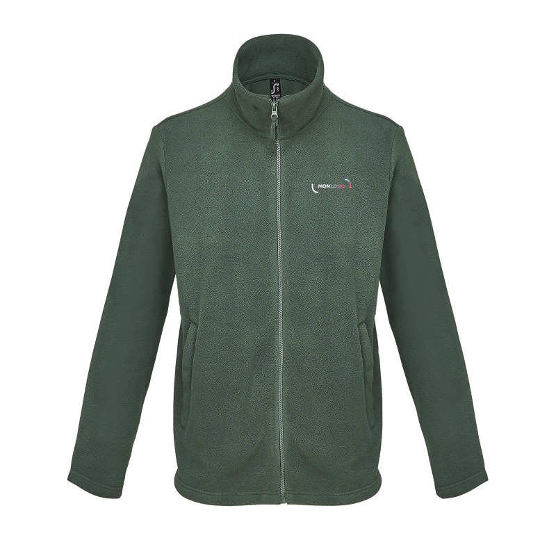 Veste micropolaire zippée mixte  recyclée Sol's® Nitro couleur
