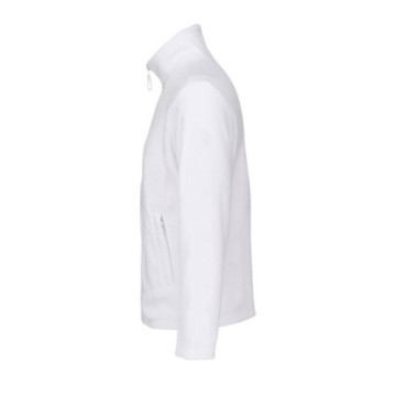 Veste micropolaire zippée mixte recyclée Sol's® Nitro blanc