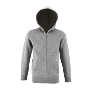 Sweat-shirt enfant zippé à capuche Sol's® Stone kids