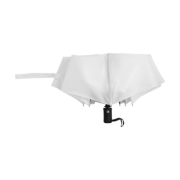 Parapluie pliable tempête ouverture & fermeture automatiques blanc