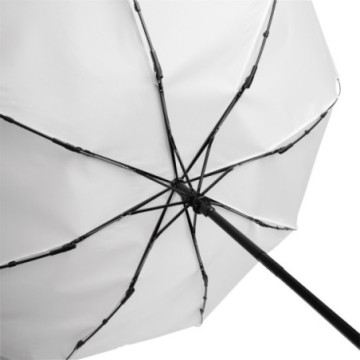 Parapluie pliable tempête ouverture & fermeture automatiques blanc