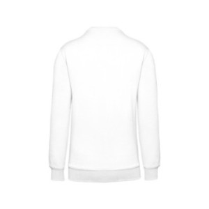 Sweat-shirt mixte avec poche zippée WK® blanc