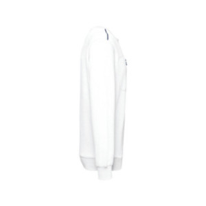 Sweat-shirt mixte avec poche zippée WK® blanc