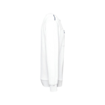 Sweat-shirt mixte avec poche zippée WK® blanc