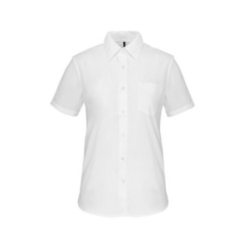 Chemise manches courtes femme Kariban® blanche