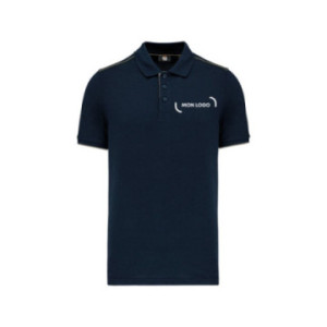 Polo contrasté homme WK® couleur
