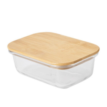 Lunch box en verre et en bambou 350 mL