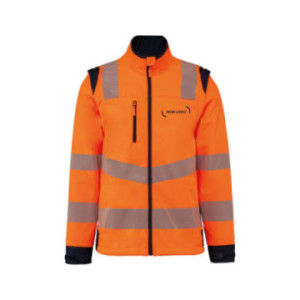 Veste softshell de sécurité haute visibilité mixte WK®