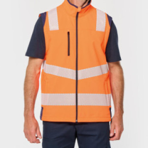 Veste softshell de sécurité haute visibilité mixte WK®
