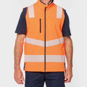 Veste softshell de sécurité haute visibilité mixte WK®