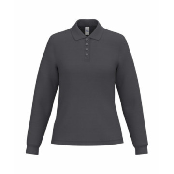 Polo manches longues femme iDeal Basic® couleur