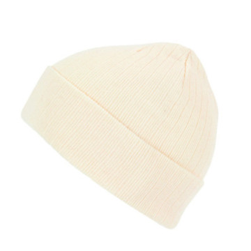 Bonnet en maille viscose avec revers K-up®