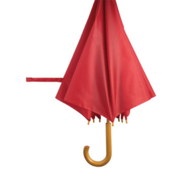 Parapluie canne ouverture automatique rouge