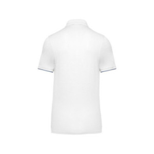 Polo contrasté homme WK® blanc