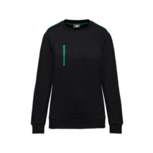 Sweat-shirt mixte avec poche zippée WK® couleur