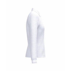 Polo manches longues femme iDeal Basic® blanc