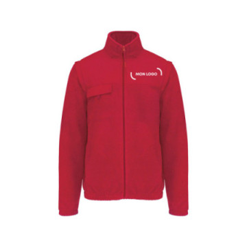 Veste polaire manches amovibles homme WK®