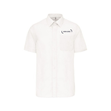 Chemise manches courtes homme Kariban® blanche