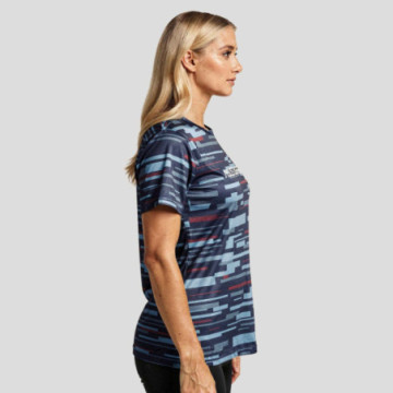 Tee-shirt de sport respirant femme sublimation Mustaghata® Lure all