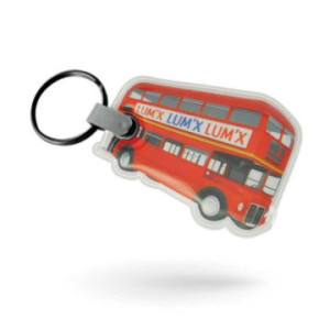 Porte-clés sur-mesure en PVC souple 7 x 7 cm
