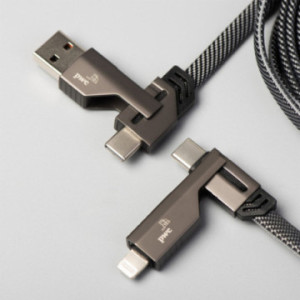Câble de charge long 60W en rPET Akashi®