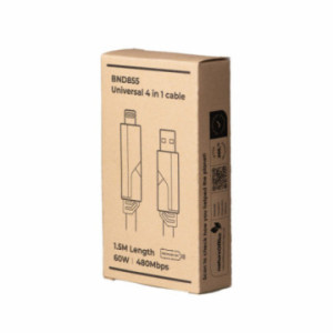 Câble de charge long 60W en rPET Akashi®