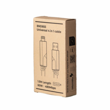 Câble de charge long 60W en rPET Akashi®